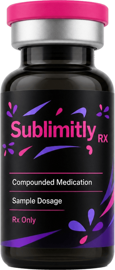Sublimitly compounded medication vial
